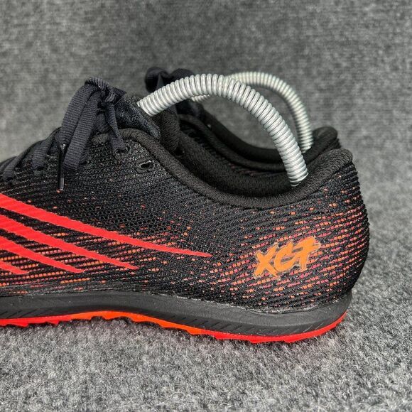New Balance XC 7 v3 Track Spikes Men's 8 Black Orange Running Cross Country Shoe - Picture 5 of 12